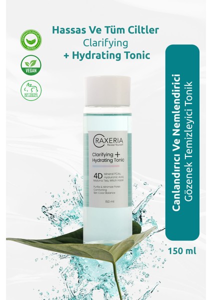 Clarifying + Hydrating Tonik-Canlandırıcı ve Nemlendirici Gözenek Temizleyici Tonik