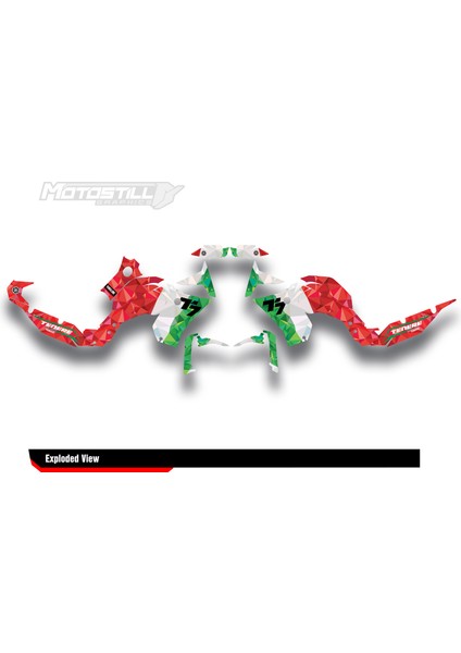 Yamaha T7 Tenere 700 Sticker Set 112304 fiyatları