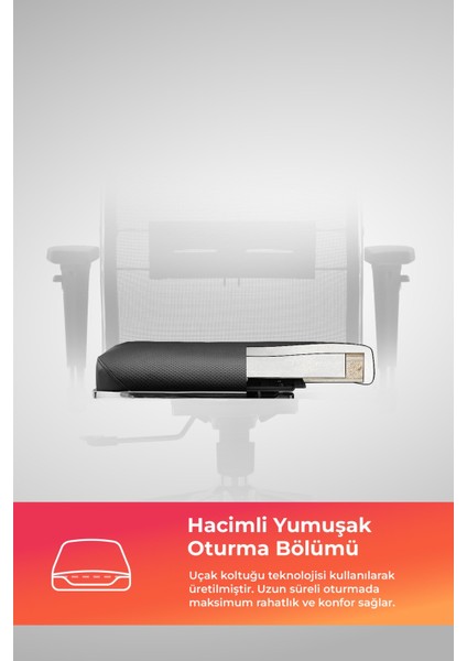 Ergolife Synchrosit 10 Ergonomik Ofis Sandalyesi | Tekerlekli, Fileli Öğrenci Sandalyesi-211.D.1.3E3 fırsatları