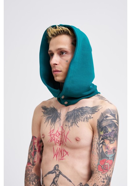 Erkek Basıc Oil Green Hoodie fiyatları