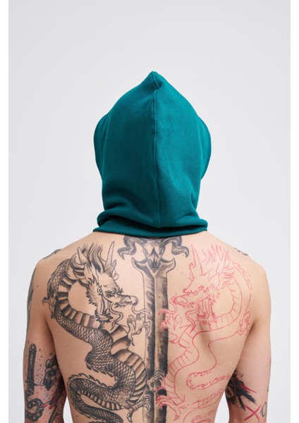 Erkek Basıc Oil Green Hoodie modelleri