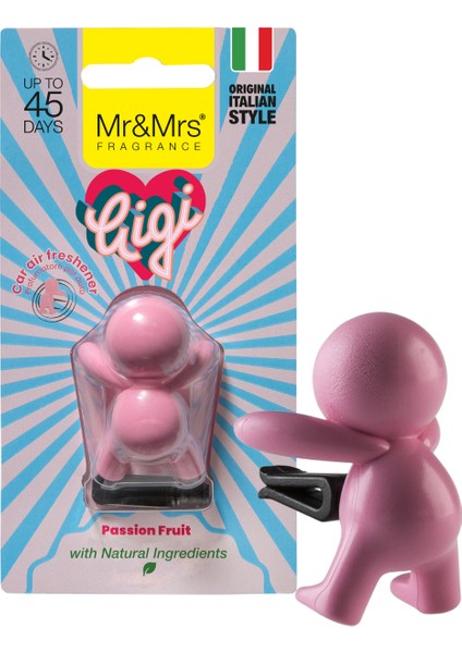 Gigi - Oto Araç Kokusu, Araba Klima Kokusu, Oto Kokusu - Passion Fruit