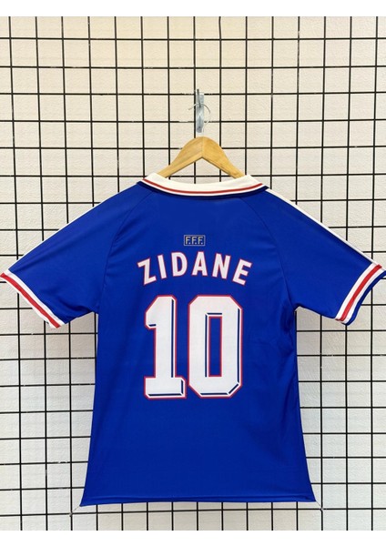 Fransa 98 Dünya Kupası Zinedine Zidane Nostalji Forması