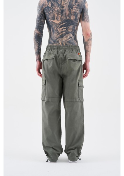 Erkek Denim Kargo Pantolon Khakı indirimleri