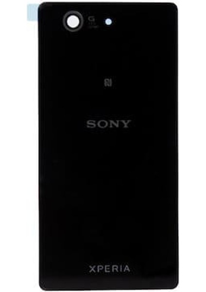ESLIETECH26AKSESUAR Sony Xperia Z3 Mini-Compact Uyumlu Arka Kapak-Batarya Pil Kapağı-Siyah