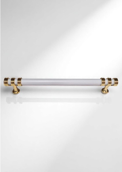 Nesli Alüminyum Metal Lüks Modern Mobilya Çekmece Mutfak Dolabı Kulpu Beyaz-Altın (10 Adet) modelleri