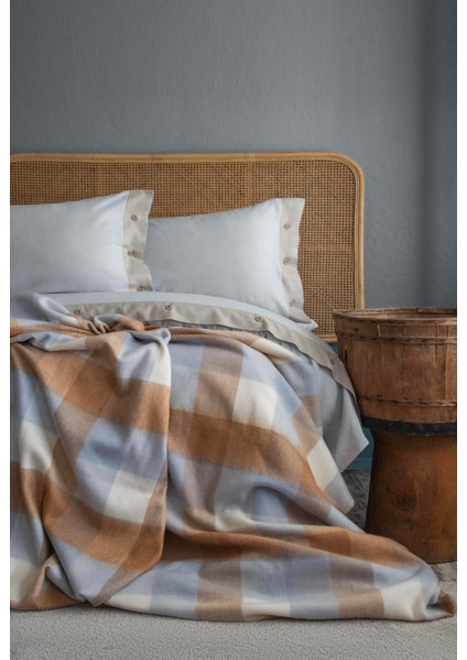 Çift Kişilik Battanıye+Nevresım Takımı Porto Indıgo - Nevresım