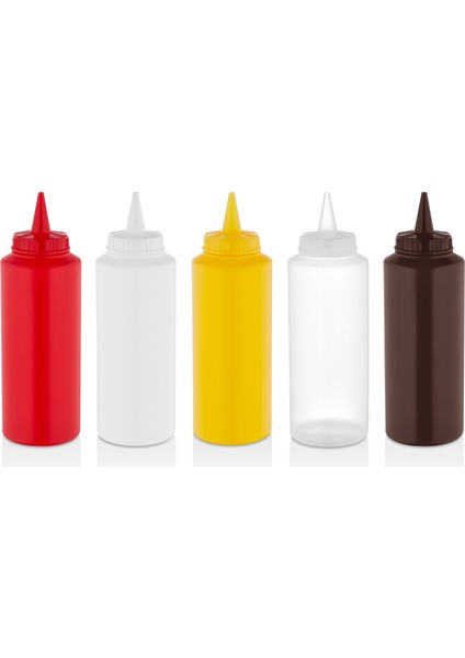 1 Adet - 500 Ml. Fişek Sosluk Yağdanlık Sarı Ketçap Mayonez Sıkma Şişe Sos ve Yağ Dağıtıcıları modelleri
