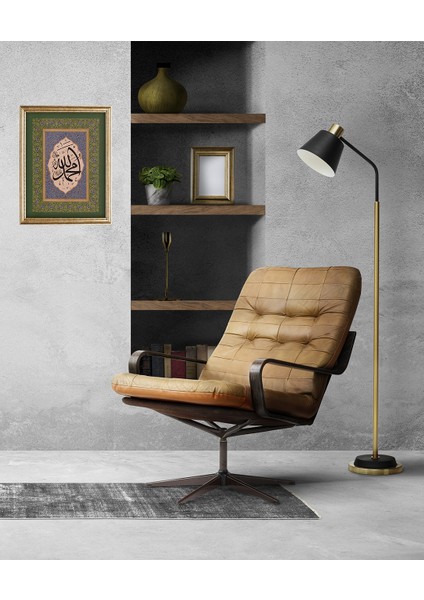 5112-KSTN Allah cc Muhammed S.a.v. Arapça Tablo Hüsni Hat Levha fiyatları