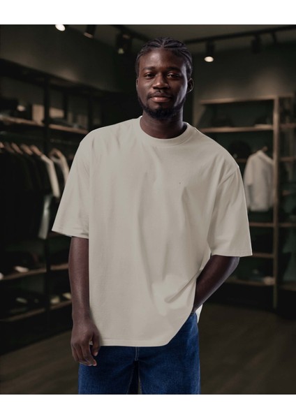 Basic Relaxed Fit Düz Unisex Tişört – Premium Kalite - Yüksek Gramaj %100 Pamuk
