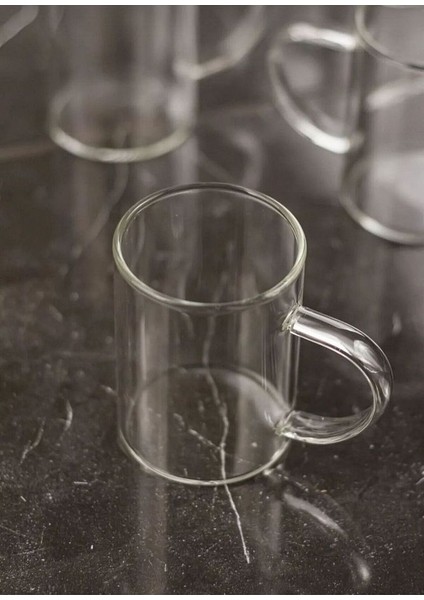 3 Lü Borosilikat Isıya Dayanıklı Cam Bardak 200 ml