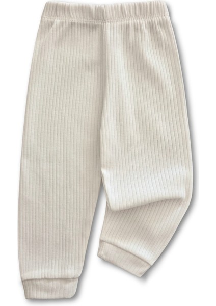 Kız Erkek Bebek Unisex Patiksiz Pijama Altı 3lü Set modelleri