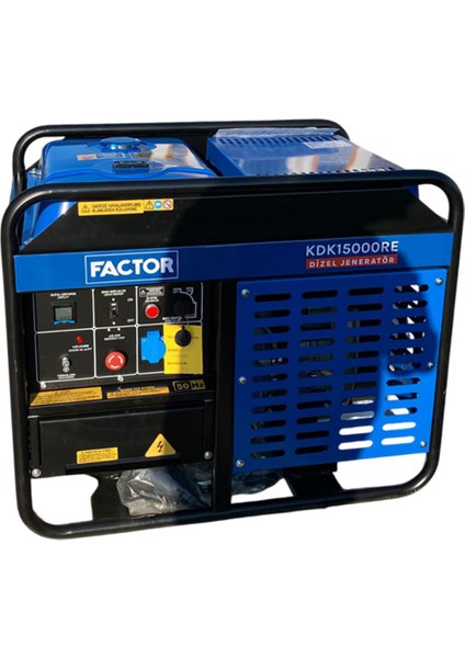 KDK15000RE Dizel Jeneratör 15KVA Marşlı Monofaze