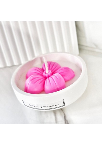 Lux Home Çiçek Bahçesi Serisi ,%100 Soya Wax Mum