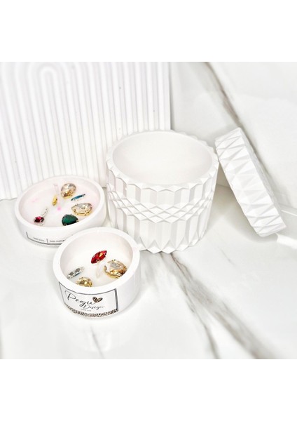 3 Lü Desenli Vazo Kristal Taşlı Özel Tasarım %100 Doğal Soya Wax Mum fiyatları