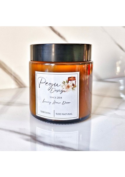 Lux Home Amber Kavanoz %100 Doğal Soya Wax Mum fiyatları