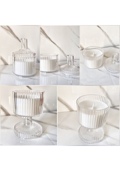 Lux Home Mika Cok Kullanımlı %100 Doğal Soya Wax Mum