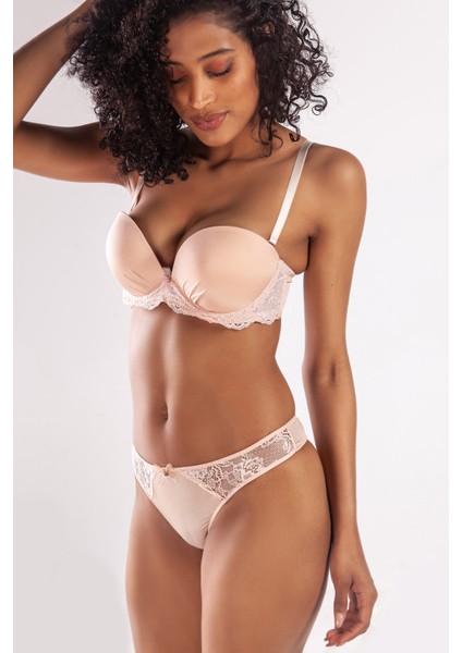 Gracia Foam Cup Push Up Bra,pudra Renk Konforlu ve Şık Sütyen