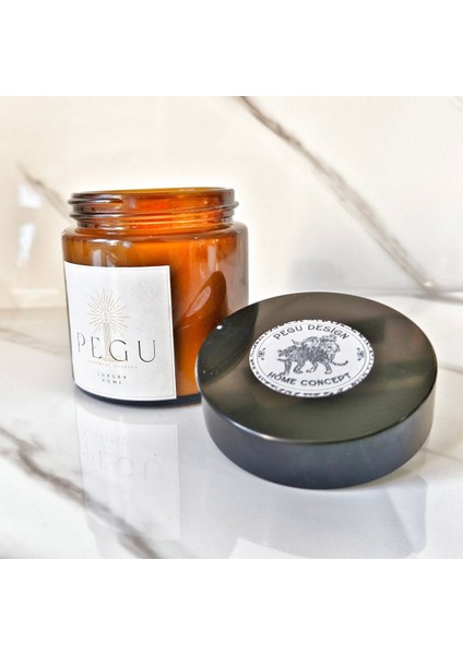 Lux Home Amber Kavanoz %100 Doğal Soya Wax Mum modelleri