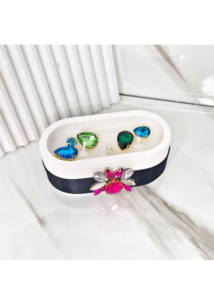 Mumluk Arı Figürlü Kristal Taşlı Özel Tasarım %100 Doğal Soya Wax Mum fiyatları