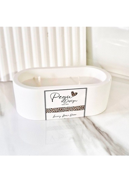 Lux Home %100 Doğal Soya Wax Mum , Oval Kavanoz Mum fiyatları