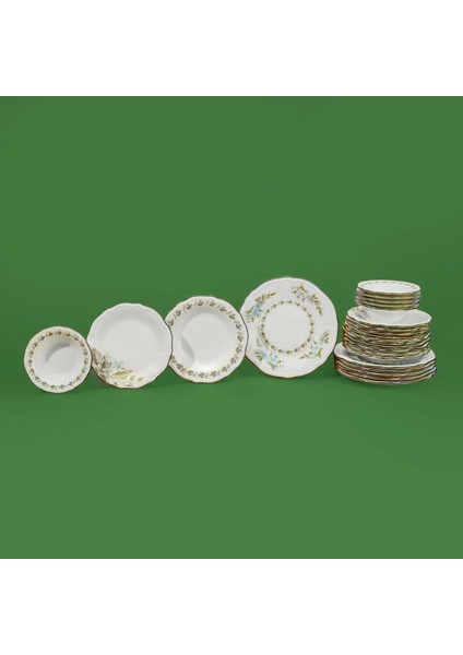 Kitchen Greeny 24 Parça Yemek Takımı - Renkli fiyatları