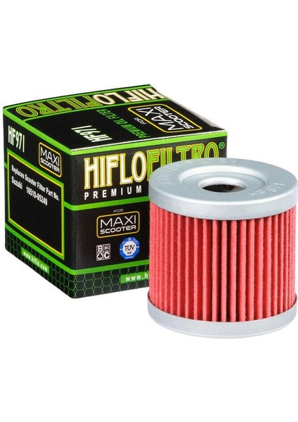 Hiflo HF971 2007-2024 Suzuki Burgman An 400 Uyumlu Yağ Filtresi