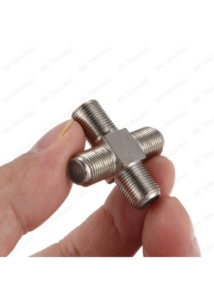 4 Yollu F Tipi Dişi Çoklayıcı Uydu Kablosu Dağıtıcı Konnektör