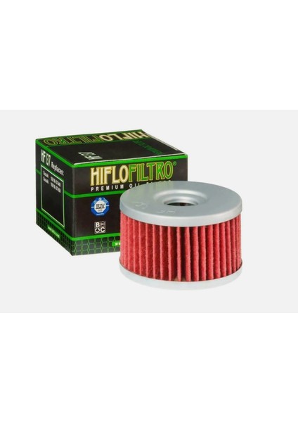Hiflo HF137 1997-2024 Suzuki DR650 Se Uyumlu Yağ Filtresi