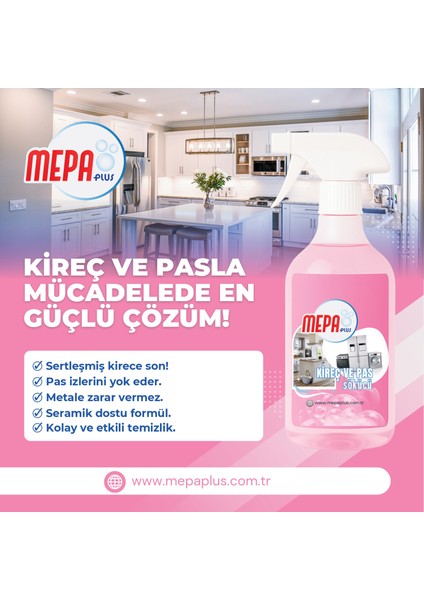 Mepa Plus Kireç ve Pas Sökücü Sprey 500ML