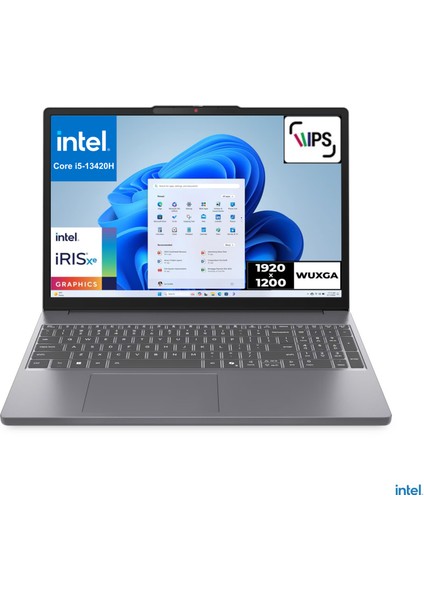 Ideapad Slim 3 Intel Core I5 13420H 24 GB 1 TB SSD Windows 11 Pro 15.3" Wuxga Taşınabilir Bilgisayar 83K1004ETRCB1