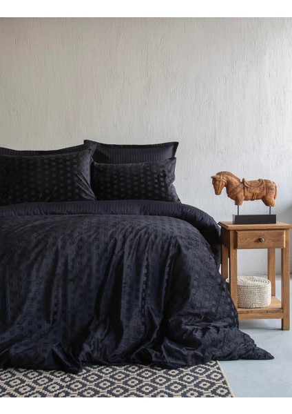 Cıft Kısılık Unıque Touch Nevresım Tk Tımes Black - Nevresım