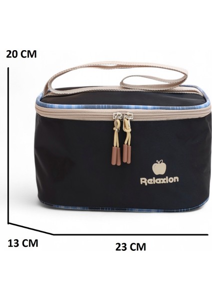 Relaxion 2203-1395 Kore Tarzı Unisex Çocuk Üçlü Set Ilkokul Sırt Çantası - NKT02203-SIYAH-TEKEBAT fırsatları