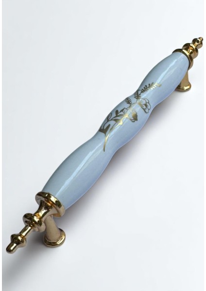 Polimer Lavanta Kulp Lüks Modern Mobilya Çekmece Vestiyer Mutfak Dolabı Kulpu 128MM (10 Adet)