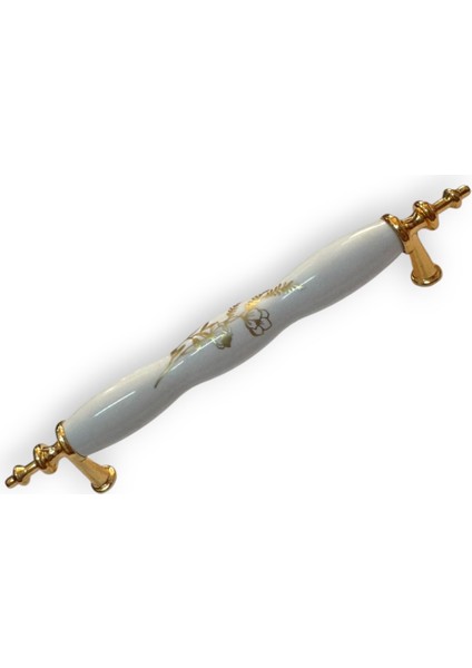 Polimer Lavanta Kulp Lüks Modern Mobilya Çekmece Vestiyer Mutfak Dolabı Kulpu 128MM (10 Adet)