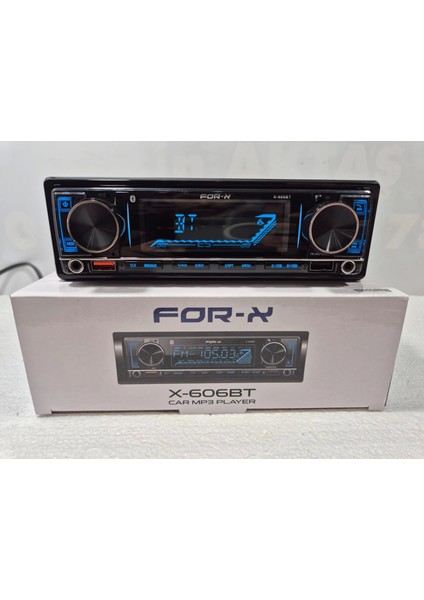 Teyp – For-X X-606BT 4X60W – 3 Amfi Çıkışlı - Bluetoothlu - 7 Renk - Geniş Soğutuculu Tesisat Teybi fiyatları