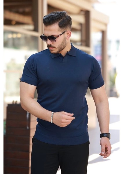 Erkek Hemşire Yaka Kısa Kollu Tişört