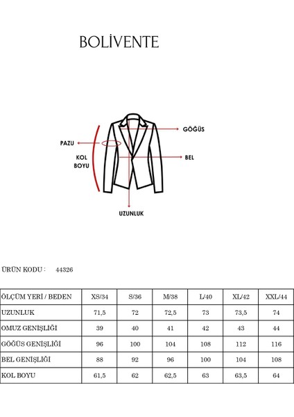 Kadın Kruvaze Yaka Kolu Katlama Detaylı Regular Vatkalı Blazer Ceket modelleri