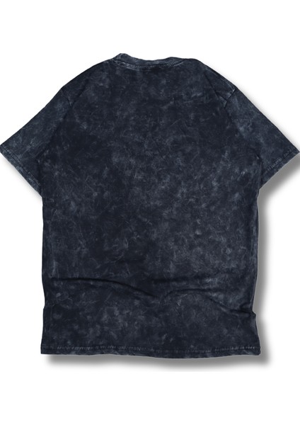 Unisex Ac-Dc Rock Yazılı Yıkamalı Tişört, Oversize Rock-Metal Baskılı Retro T-Shirt fiyatları