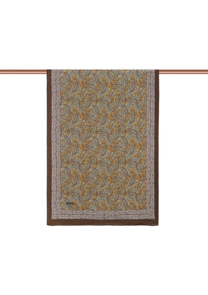 Yağ Yeşili Ipekevi Dört Mevsim Tensel Şal 2886