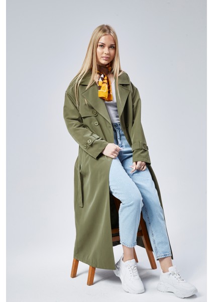 Oversize Rüzgarlık Detaylı Trençkot modelleri