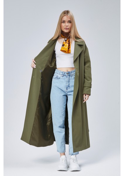 Oversize Rüzgarlık Detaylı Trençkot indirimleri