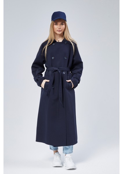 Kadın Oversize Kuşaklı Trençkot modelleri