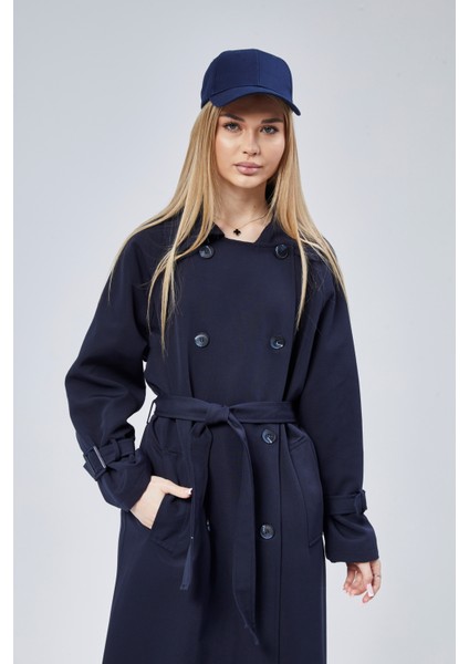 Kadın Oversize Kuşaklı Trençkot fırsatları