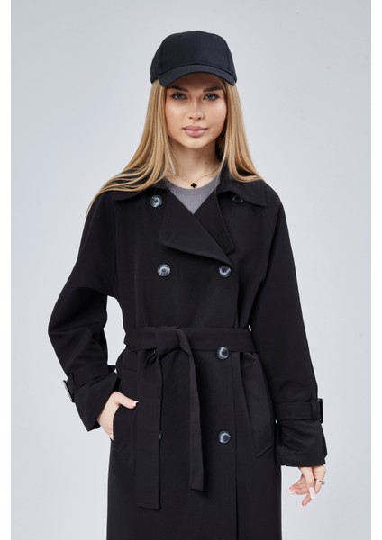 Kadın Oversize Kuşaklı Trençkot modelleri