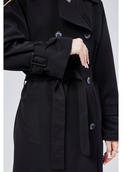 Kadın Oversize Kuşaklı Trençkot fırsatları