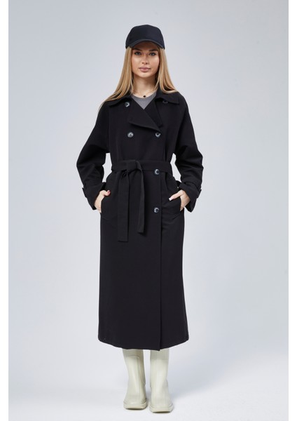 Kadın Oversize Kuşaklı Trençkot indirimleri