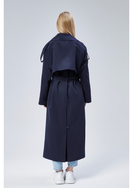 Kadın Oversize Astarlı Uzun Trençkot indirimleri