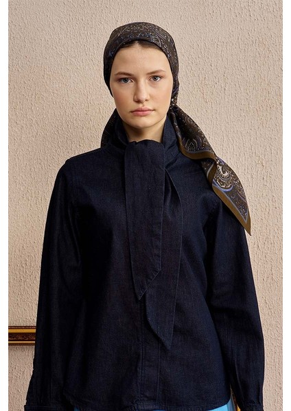 Haki Ed Scarf Art Collection Vibrania Eşarp
