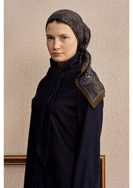 Haki Ed Scarf Art Collection Vibrania Eşarp